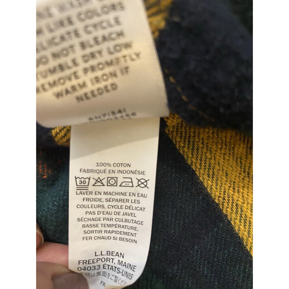 L.L. Bean Signature Heritage Vibrant Flannel Shirt Classic Dadcore Men’s L - Picture 11 of 13